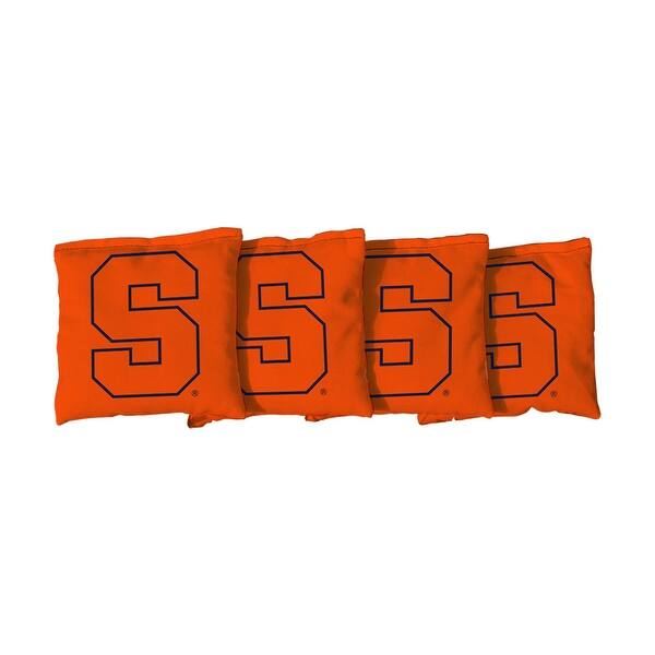 slide 2 of 3, Syracuse Orange Cornhole Bags All-Weather Resin Filled