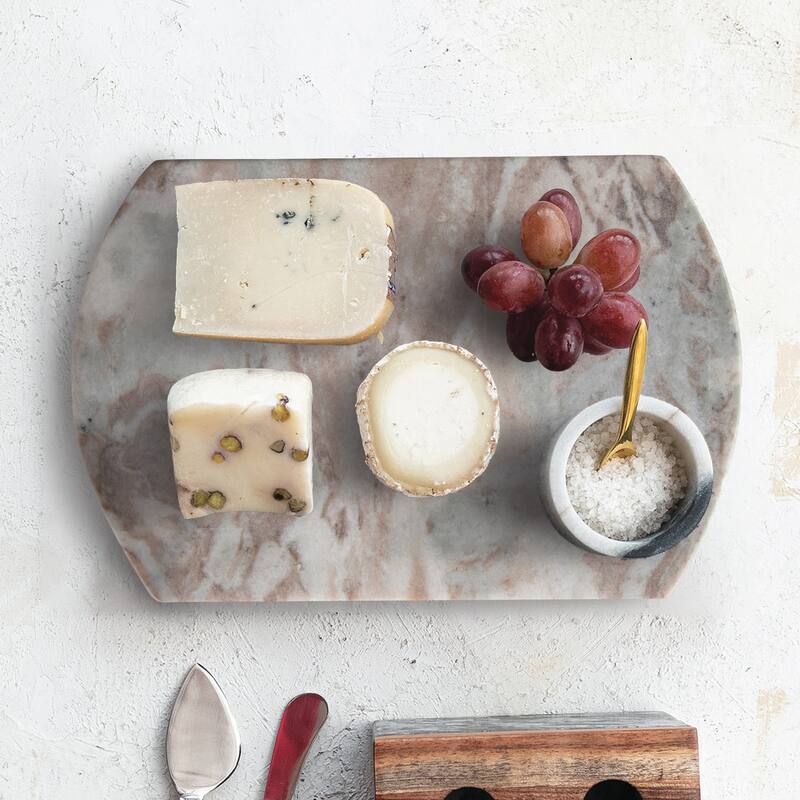 Marble Cheese/Cutting Board, Buff Color