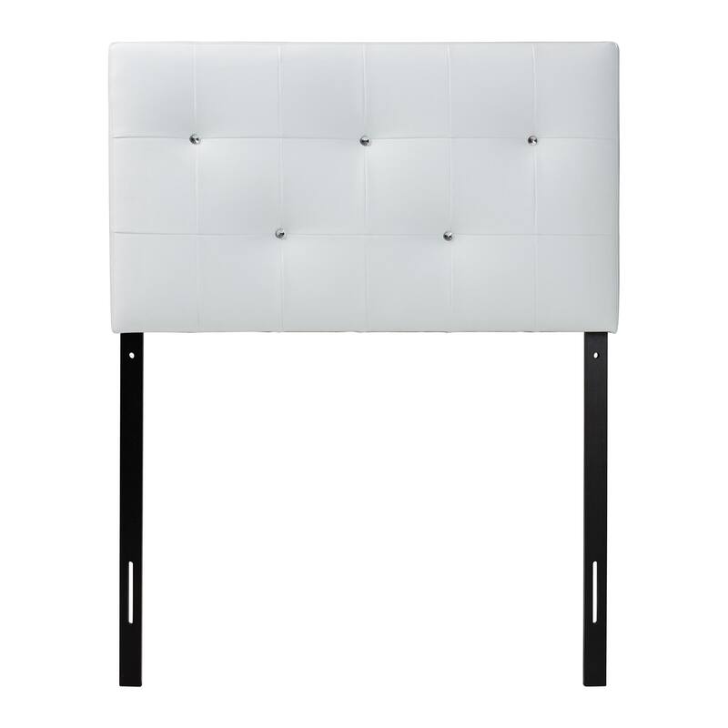 Porch & Den Rio Vista Crystal Tufted Twin Headboard