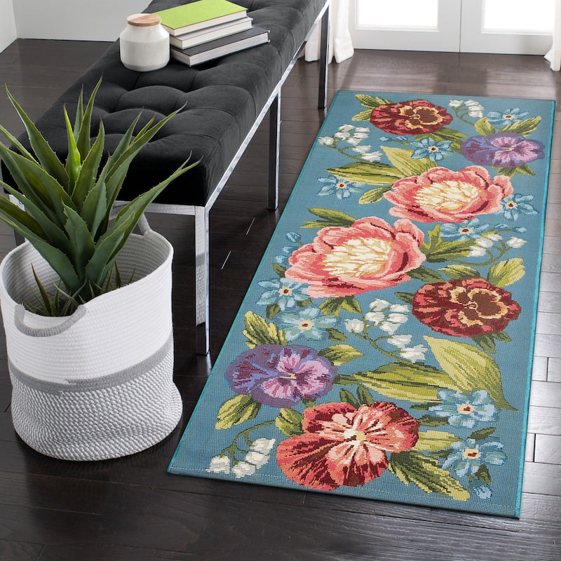 Liora Manne Esencia Secret Garden Indoor/Outdoor Mat
