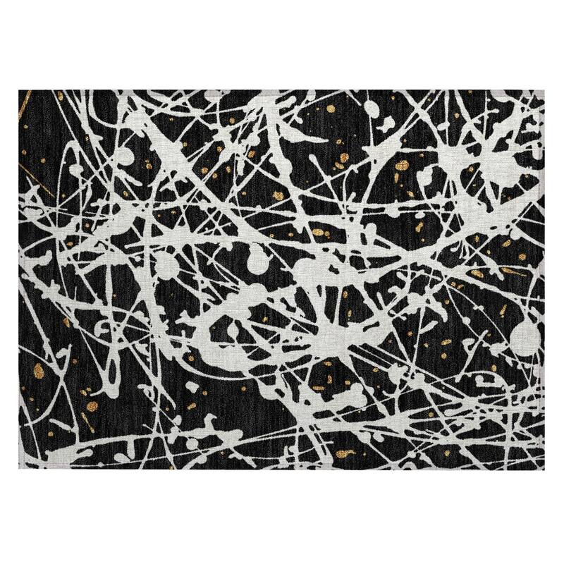 Machine Washable Indoor/ Outdoor Modern Campo Chantille Rug