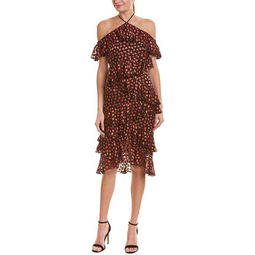 alice and olivia off the shoulder dress