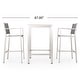 preview thumbnail 3 of 16, Cape Coral Outdoor 3-piece Bar Set with Glass Table Top by Christopher Knight Home