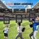 preview thumbnail 8 of 10, 9 Hole Baseball Pitching Net for Training, Adjustable Strike Zone Trainer
