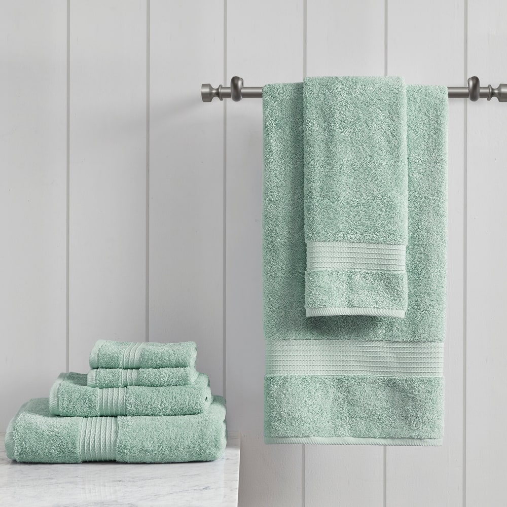 Madison Park Organic 6 Piece Cotton Towel Set