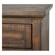 preview thumbnail 10 of 10, Magnussen Home Bay Creek Toasted Nutmeg 80" Console - 80"W x 18"D x 32"H