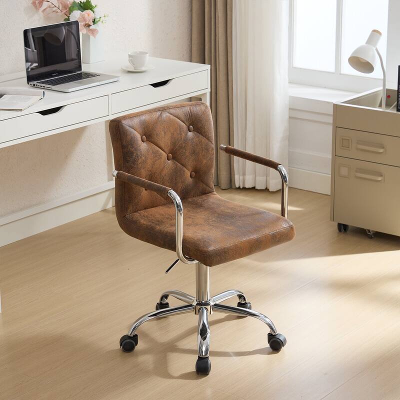 Home Office Desk Chairs 360 Swivel Height-Adjustable Accent Chair