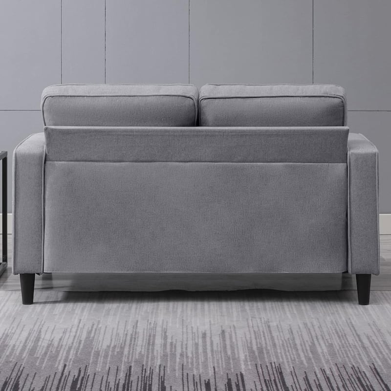 Mixoy Convertible Living Room Furniture Set-Single Sofa/Loveseat/3-Seat Sofa with Ottoman for DIY Combination