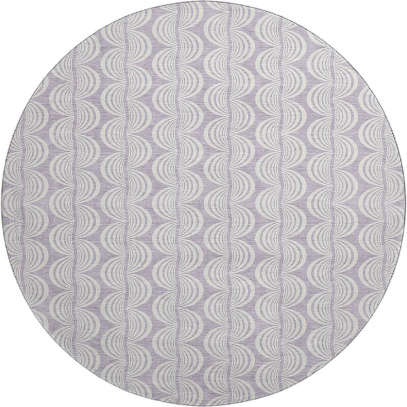 Premium Washable Super Soft Modern Scallop Mayfield Rug