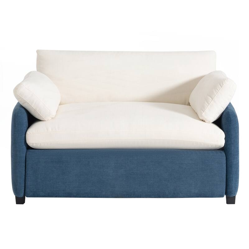 Oversized Chenille Single Sofa Chair