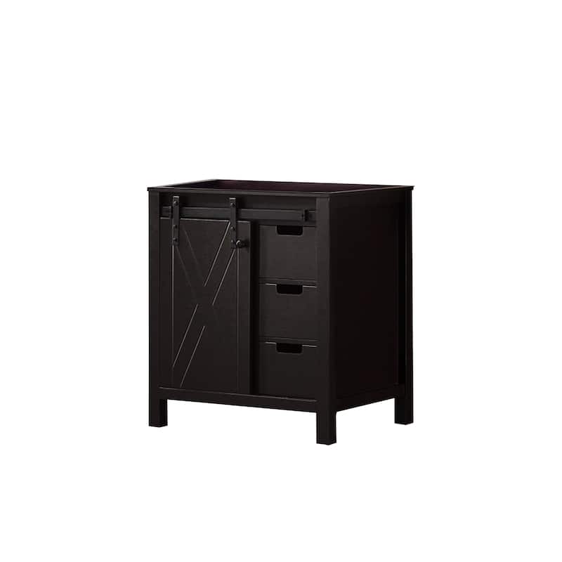 Marsyas 30 in W x 22 in D Dark Grey Bath Vanity