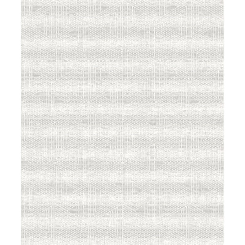 A-Street Prints Marici Light Grey Triangle Wallpaper