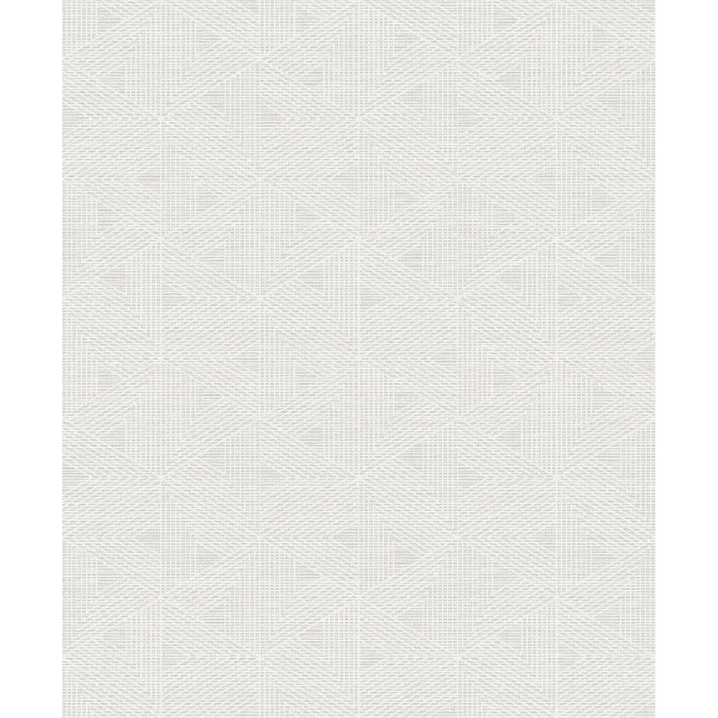 A-Street Prints Marici Light Grey Triangle Wallpaper