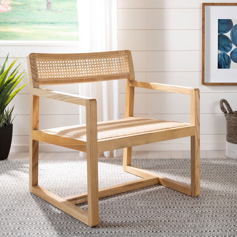 SAFAVIEH Lula Cane Accent Chair - 28"W x 26"D x 29"H