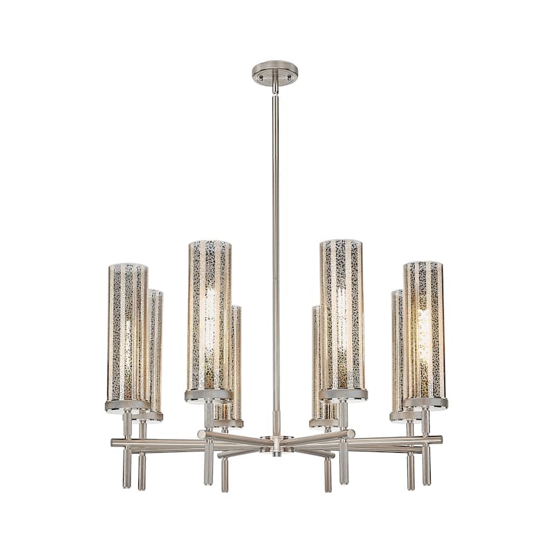 Innovations Lighting Downtown Urban - Lincoln - 8 Light 32" Stem Hung Chandlier