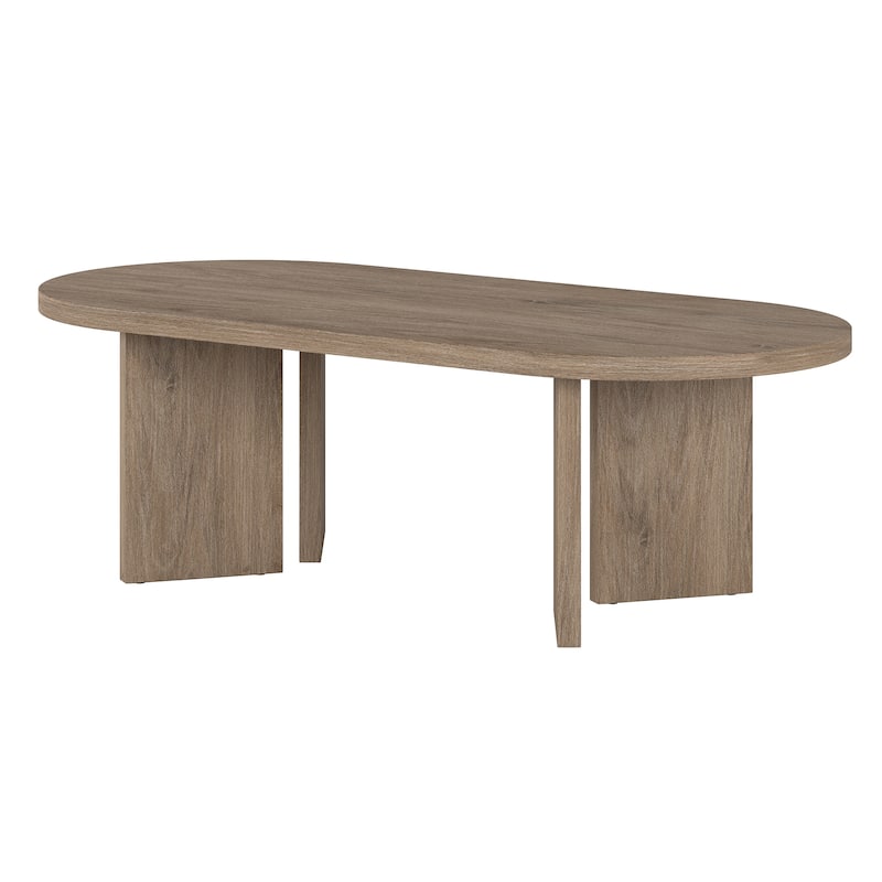 Alma 48" Wide Oval Coffee Table - 47.63" Wide