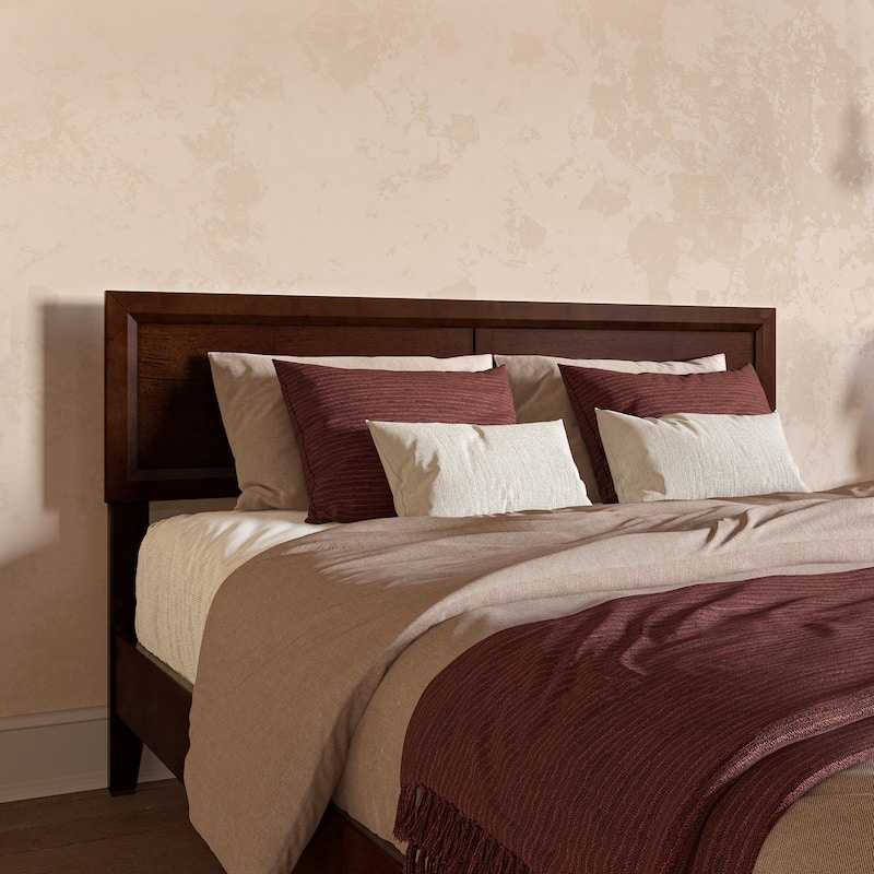 Sophia Solid Wood Headboard - Walnut - Queen