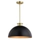 preview thumbnail 8 of 11, Devon 1L LED Compatible Mid-Century Modern Pendant Light