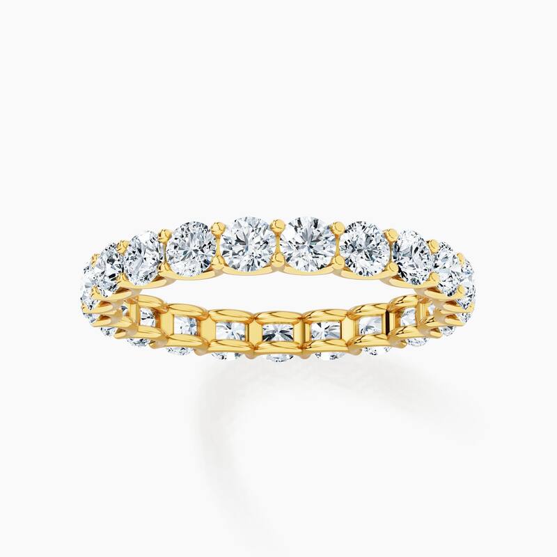 Auriya 14k Gold Round Lab Grown Diamond Eternity Band 2.10 - 9.75 ct. tw. (F-G, VS)