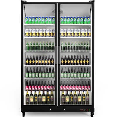 Yeego 37.79 cu.ft Commercial Beverage Display Cooler Refrigerator - 37.79 cu.ft