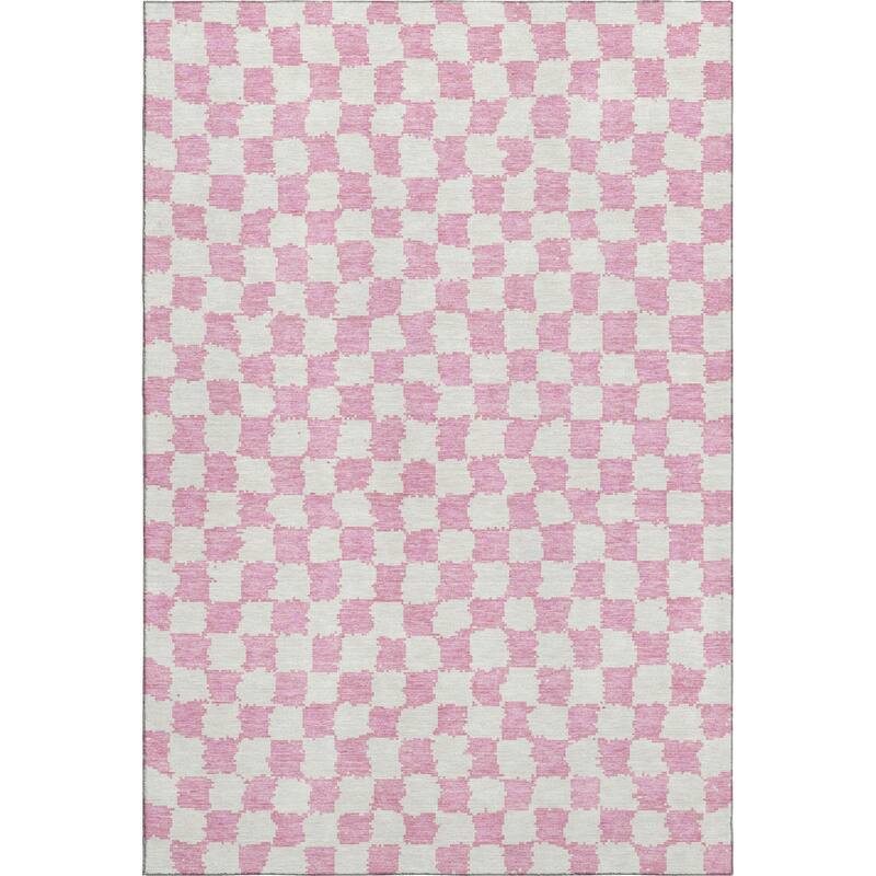 Premium Washable Super Soft Casual Checkered Mayfield Rug