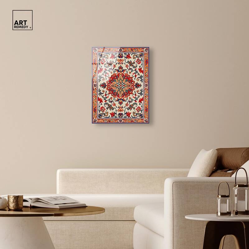 Morrocan Garden II Acrylic by Art Remedy, Ready to Hang