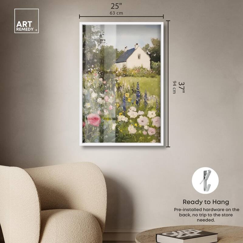 Floral Farmhouse II Shadowbox by Art Remedy