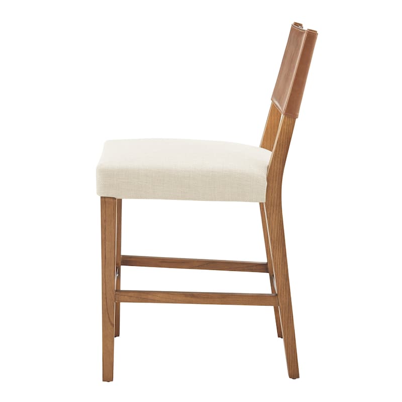 NPD Furniture Kylo Faux Leather/Fabric Counter Stool