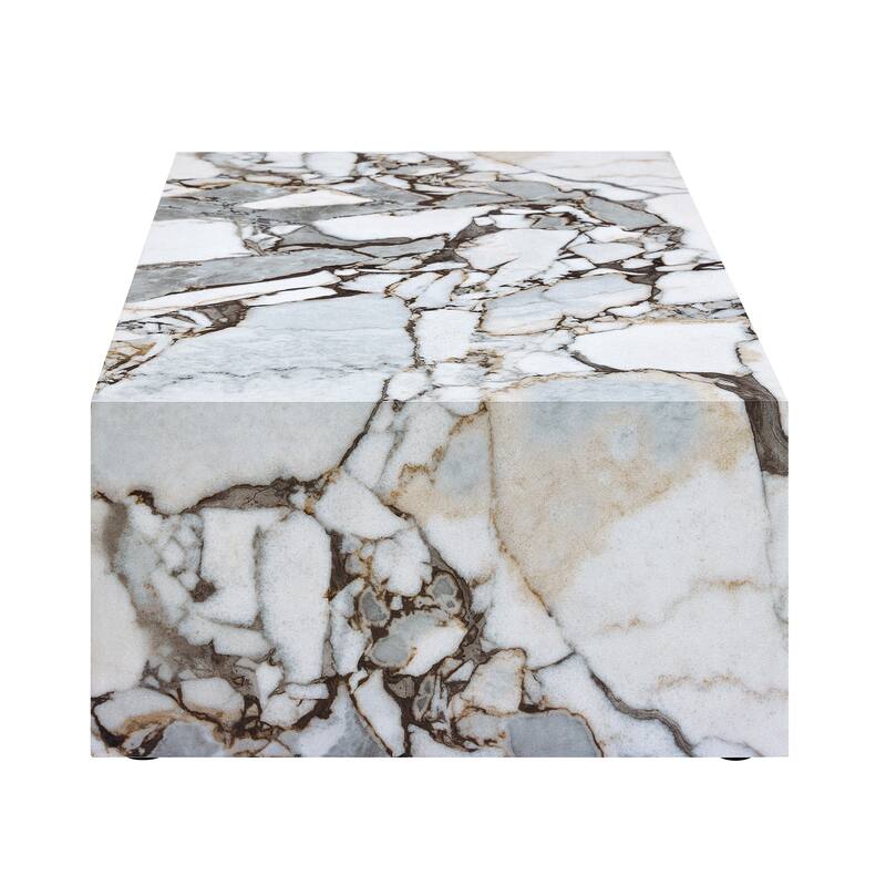 Rectangular Wooden Coffee Table, Living Room Center Table