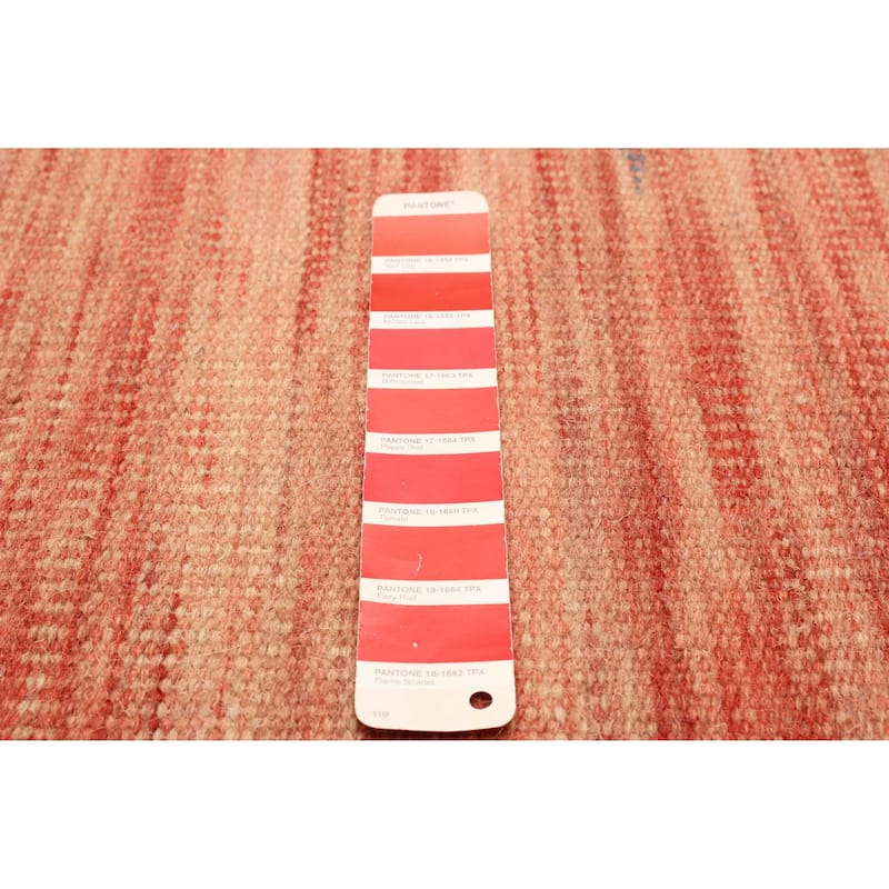 ECARPETGALLERY Flat-Weave Ankara FW Red Wool Kilim - 5'3 x 7'7