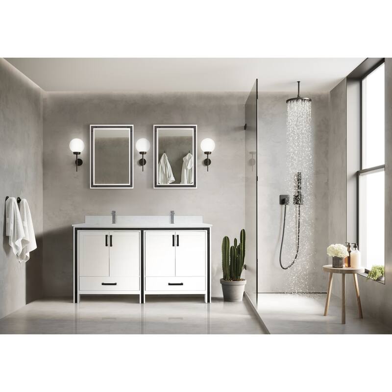Ziva Bath Vanity and White Quartz Top