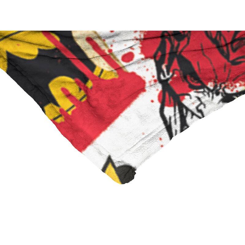 DC Comics Batman Silk Touch Throw Blanket Sticker Collage