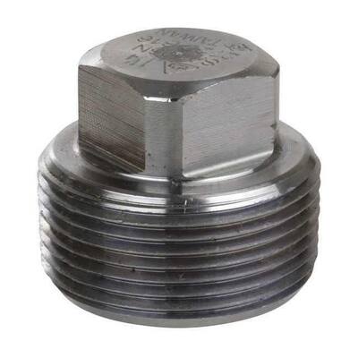Manufacturer Varies Square Head Plug, 316 SS, 1/2 in,MNPT 1RTL1 - 1 Each - 1/2 in