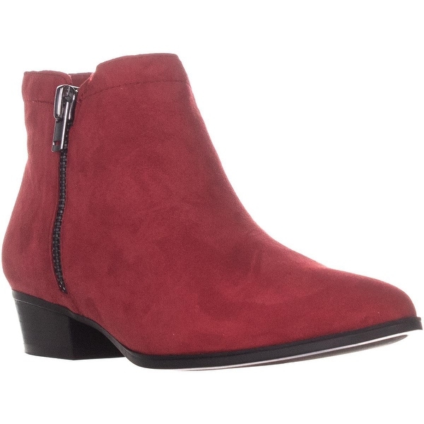 naturalizer blair booties red