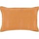 preview thumbnail 3 of 1, Carson Carrington Tatriset Solid Chenille Lumbar Throw Pillow Cover