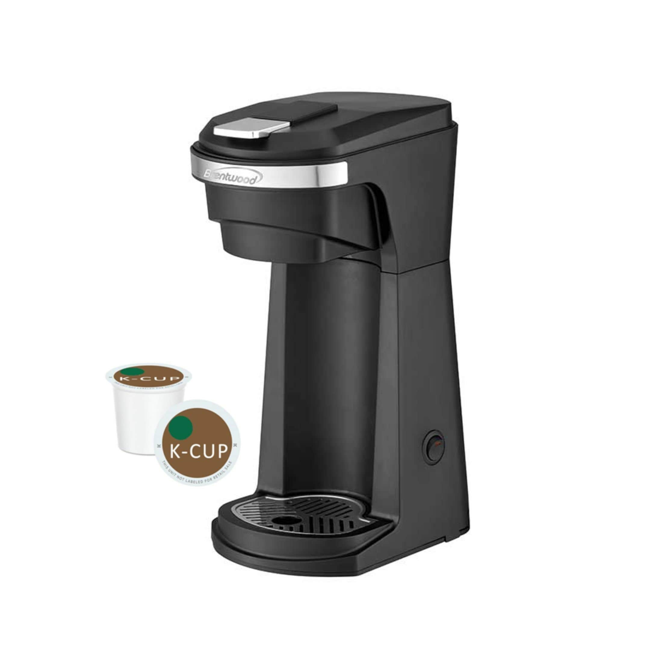 Brentwood K-Cup Single Serve Coffee Maker with Reusable Filter