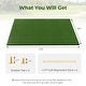 preview thumbnail 23 of 21, Artificial Turf Mat for Indoor and Outdoor Golf Practice Includes 2 Rubber Tees and 2 Alignment Sticks