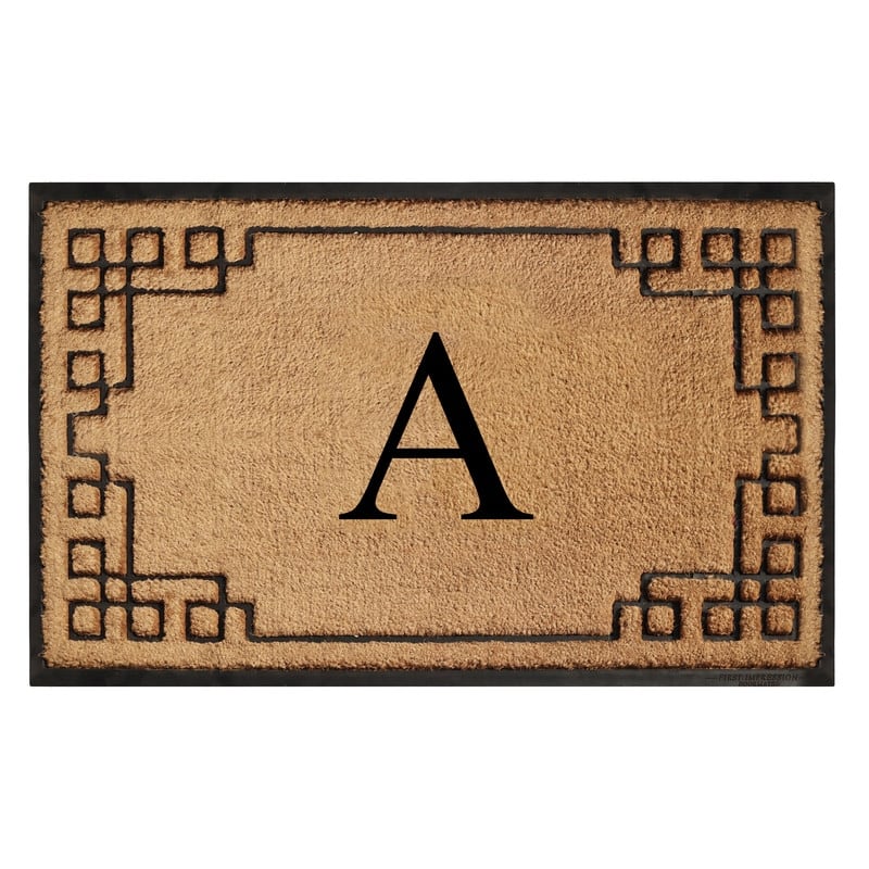 A1HC Natural Coir & Rubber Door Mat, Heavy Duty, Dirt Trapping, Long-Lasting Entrance Doormats,Thick & Durable Outdoor Entry Mat - 36" X 72" - A