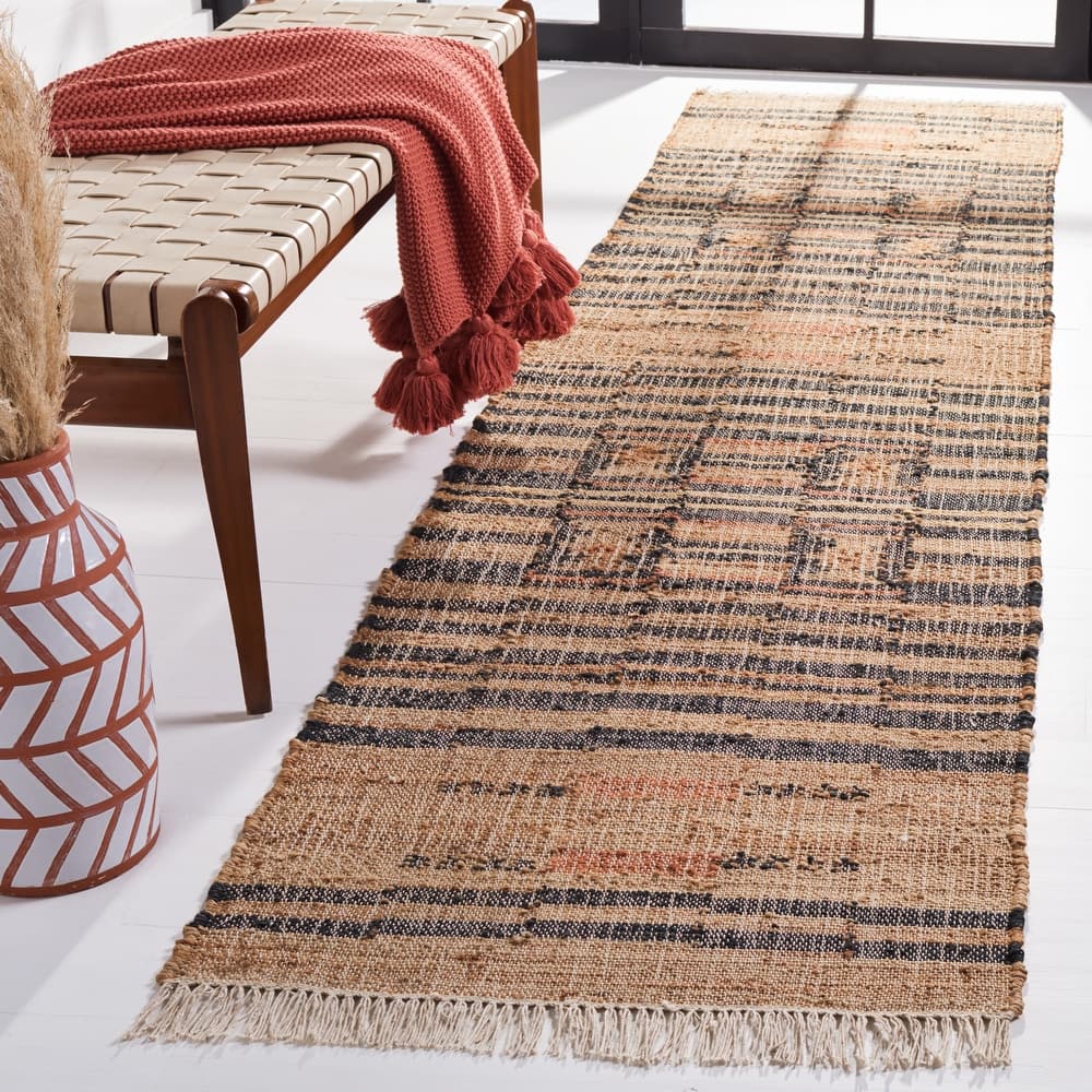 SAFAVIEH Kilim Sherron Boho Tribal Jute Fringe Rug