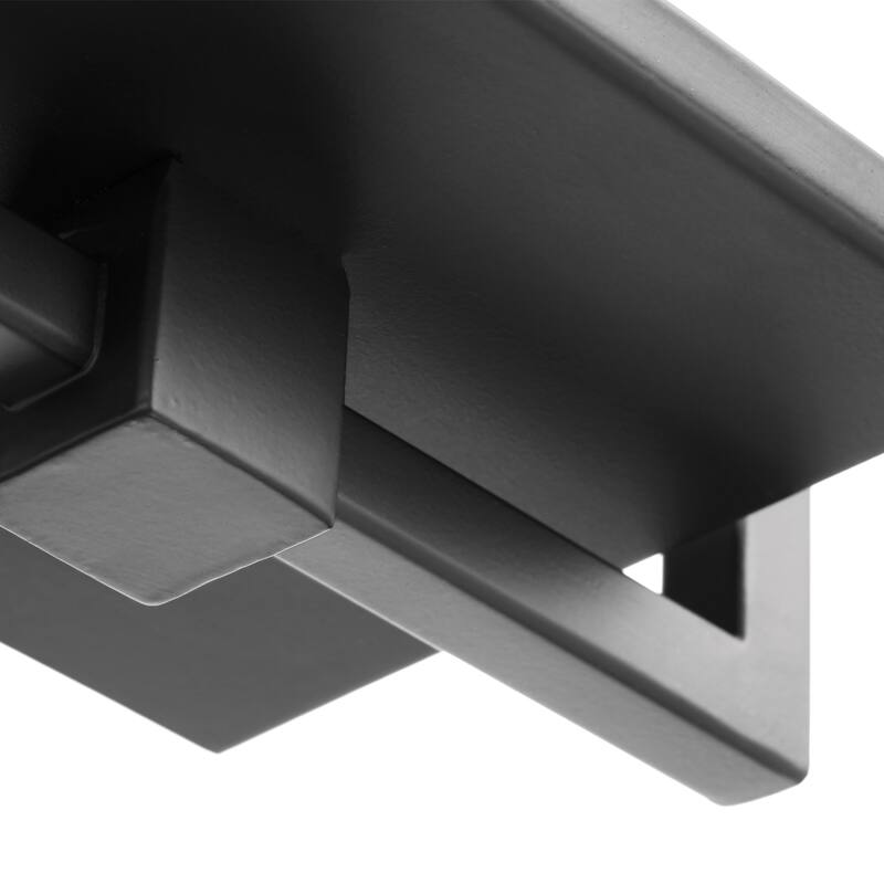 Exhibit 1 Light Medium Wall Lantern Matte Black Finish with Clear Beveled Glass