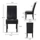 preview thumbnail 21 of 25, Pertica Upholstered T-Stitch Dining Chairs (Set of 6) by Christopher Knight Home