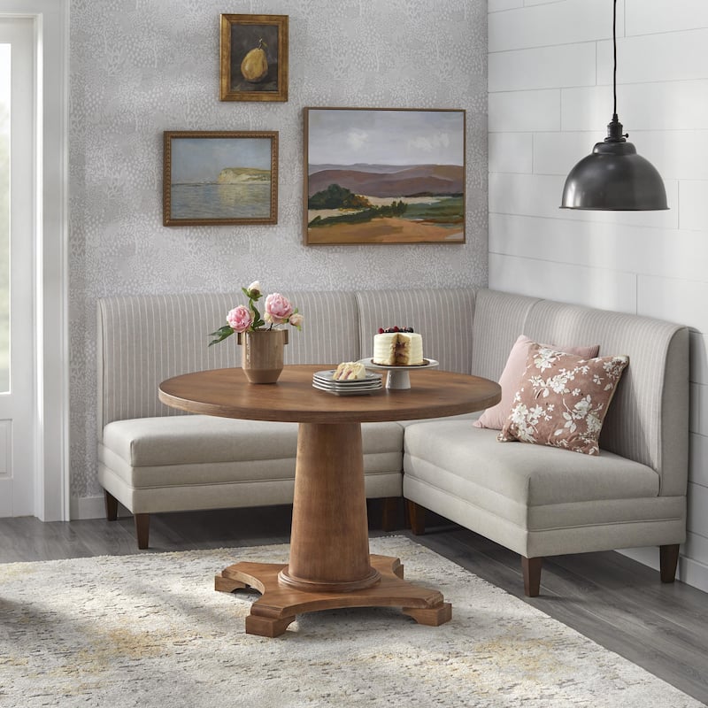 Lifestorey Phillips 4-Piece Upholstered Banquette Set