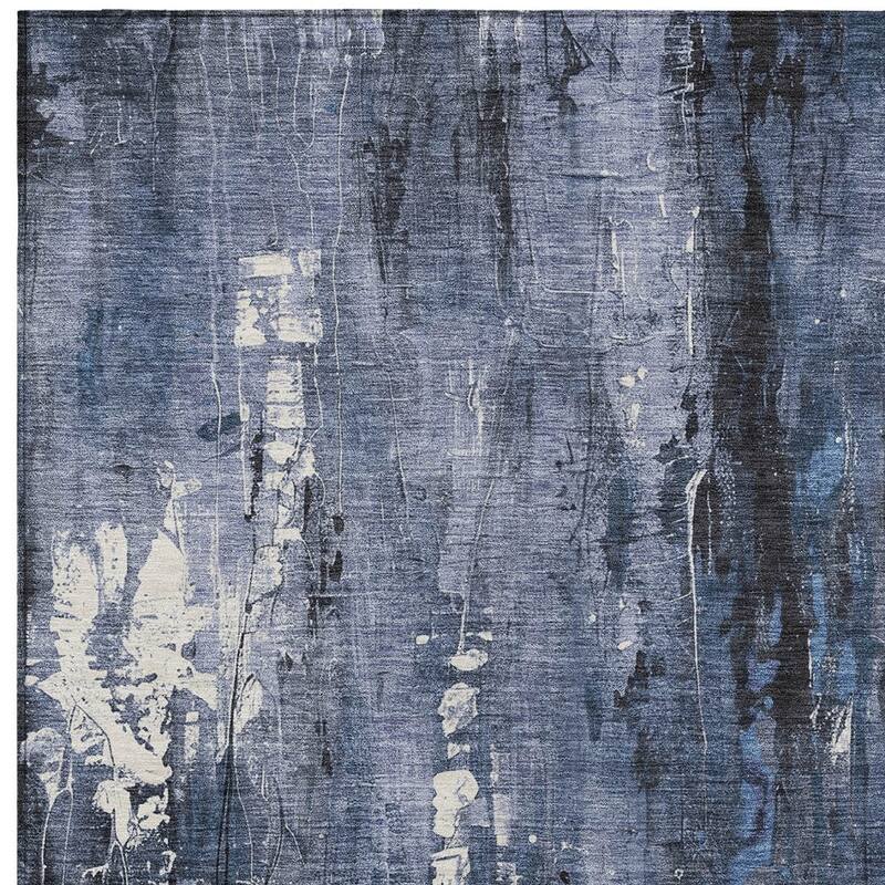 HomeRoots Abstract Transitional Rectangle Outdoor Rug