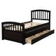 preview thumbnail 12 of 21, Twin Solid Pine Storage Bed with 6 Drawers - Sturdy Slat Support