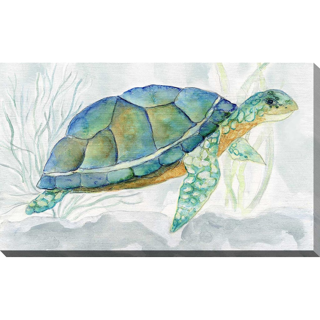 "Riding the Current I (Horizontal)" by Tava Studios Print on Canvas