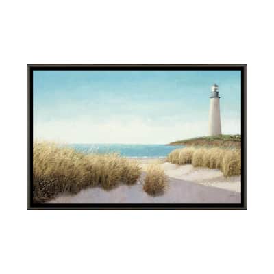 iCanvas "Lighthouse by the Sea" by James Wiens Framed