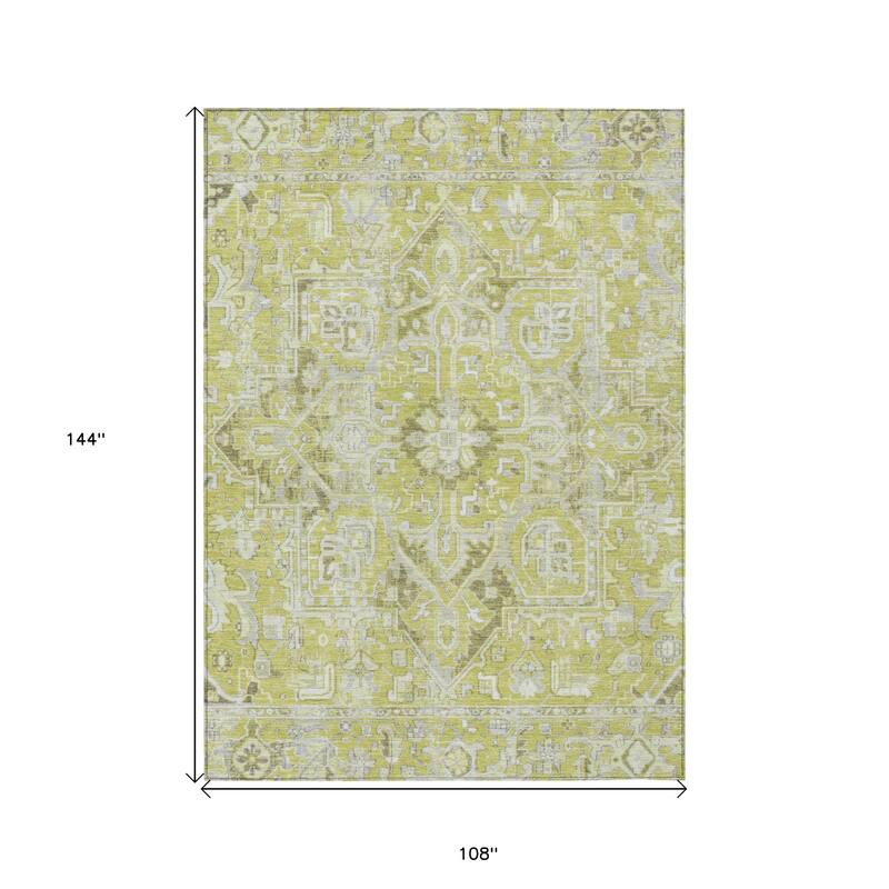 Nave Oriental Weather Resistant Classic Elegance Outdoor Rug