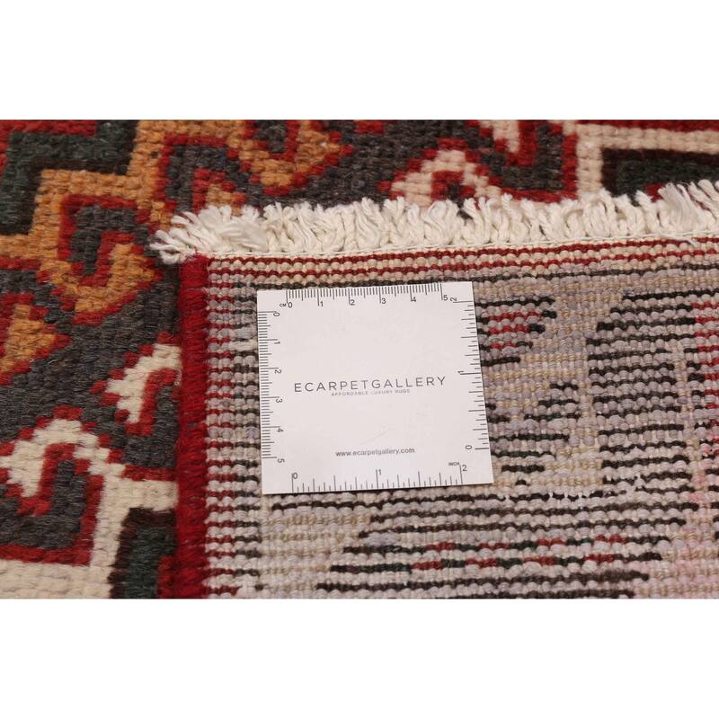ECARPETGALLERY Hand-knotted Andelz Red Wool Rug - 4'1 x 6'9