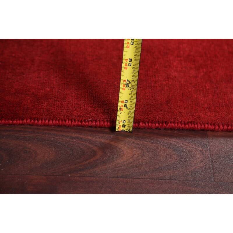 Geometric Modern Gabbeh Kashkoli Oriental Area Rug Wool Hand-knotted - 6'1" x 8'11"