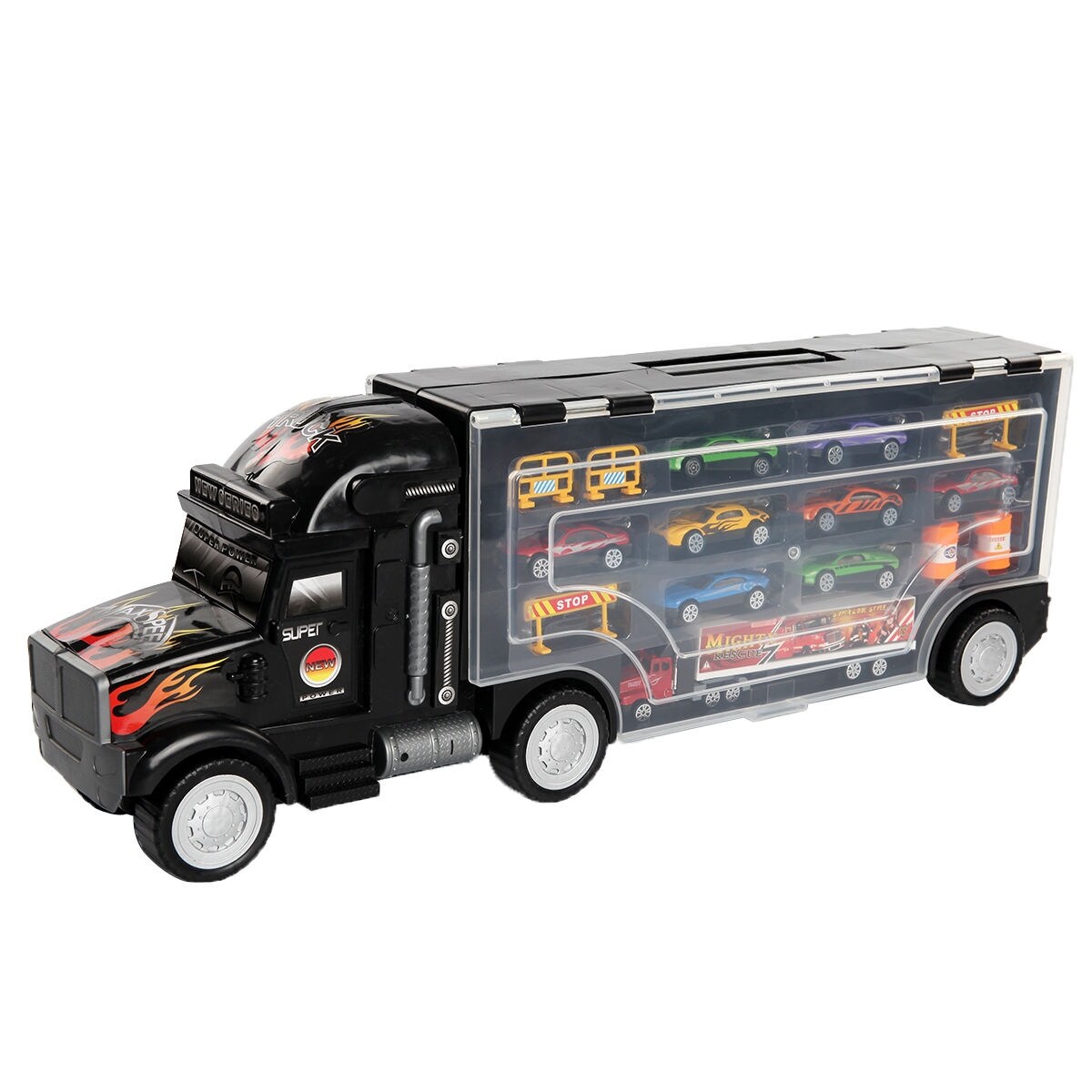 big rig car carrier toy